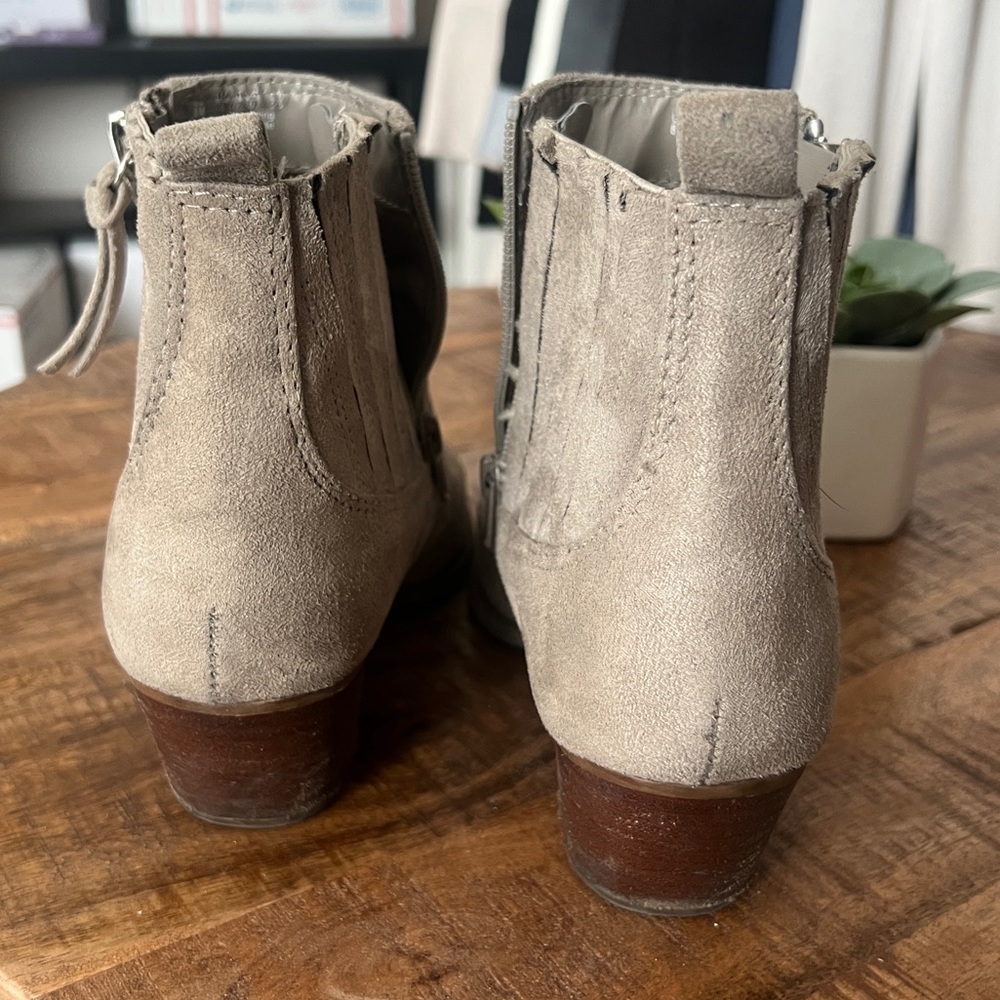 Womens - tan ankle booties size 8 - Picture 4 of 7